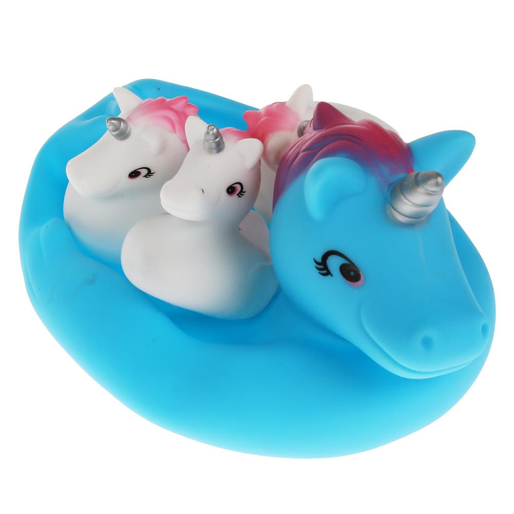 Картинка Игрушка для ванны единорог-мыльница ИГРАЕМ ВМЕСТЕ Артикул ZY1148742-27