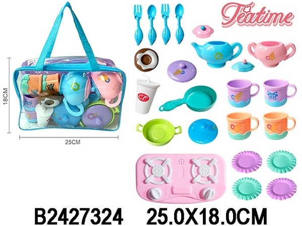 Картинка Набор "Посуда" в сумочке 25*18 см Артикул 2427324-40