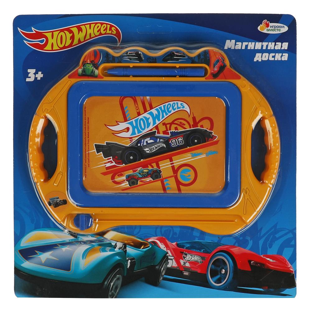 Картинка Доска для рисования ХОТ ВИЛС магнитная, 20*15см, ч/б поле ИГРАЕМ ВМЕСТЕ Артикул B247-H27006-15