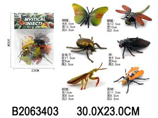 Картинка Набор насекомых 6 в 1 Артикул Q101-5-28
