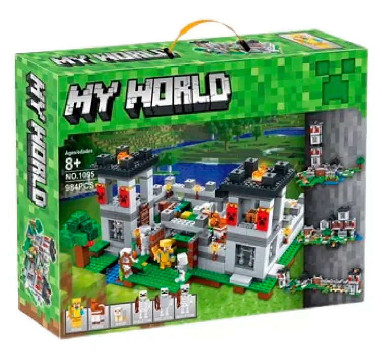 Картинка Конструктор Майнкрафт 1095 дет Артикул 1095-200