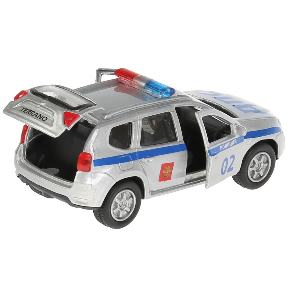 Картинка Машина "Технопарк" Nissan Terrano полиция металл, инерция, Артикул 250744-30