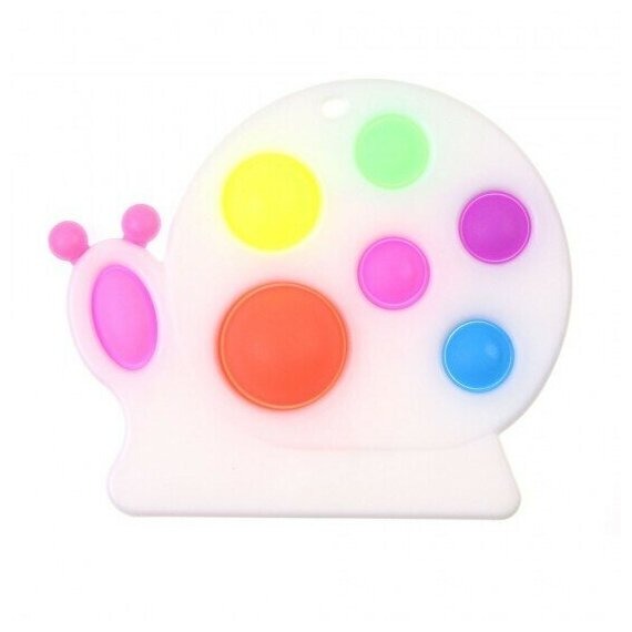 Картинка Антистресс Симпл Димп Улитка Розовая Артикул 1017-5