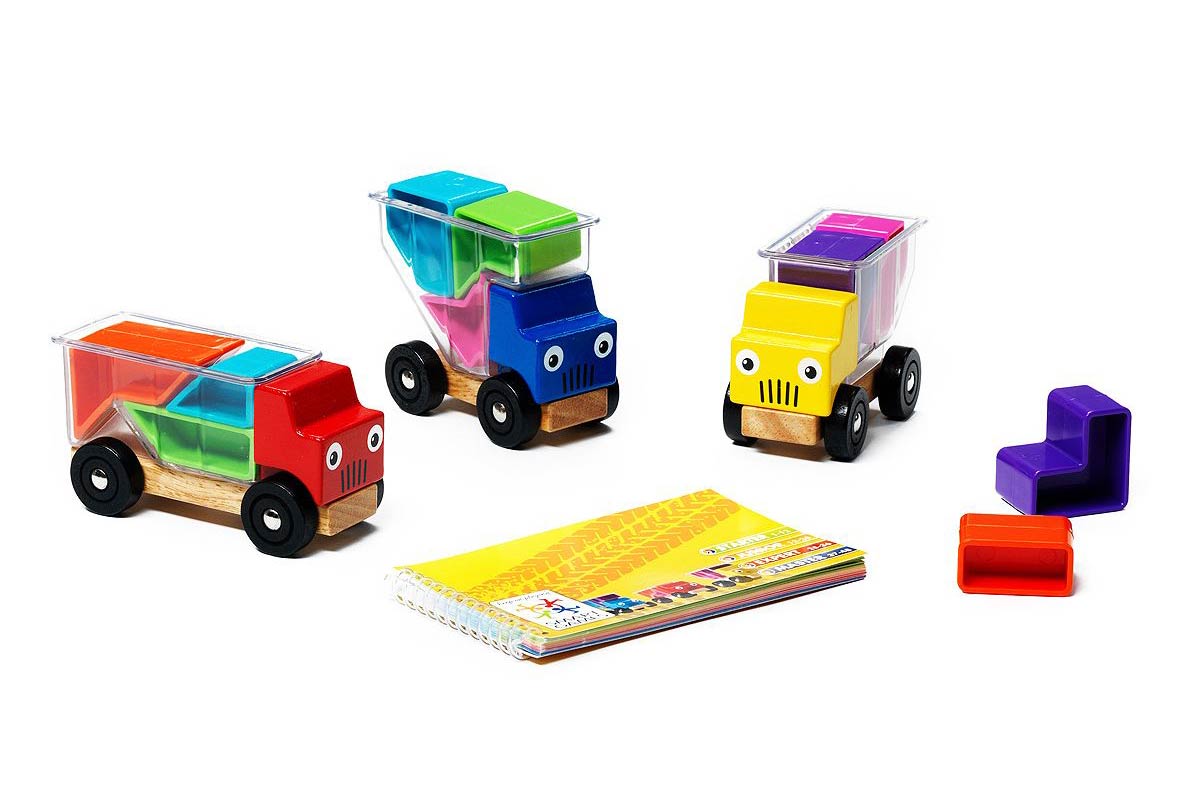 Картинка Настольная игра Bondibon Грузовички Артикул ВВ0867-100