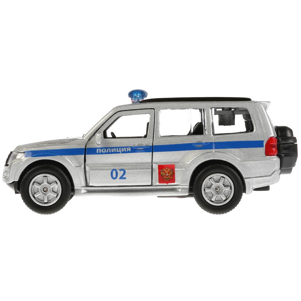 Картинка Машина "Технопарк" Mitsubishi Pajero полиция металл, инерция, Артикул 256374-30