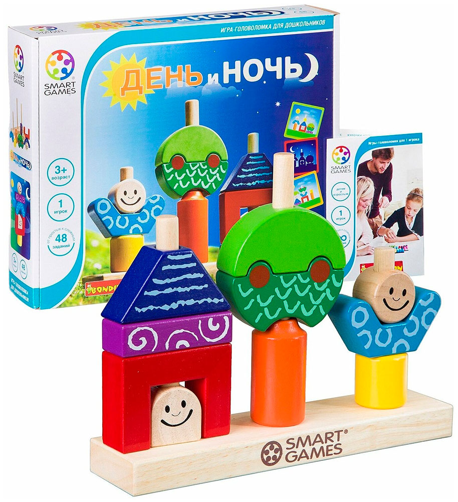 Картинка Настольная игра Bondibon День и Ночь Артикул ВВ1058-90