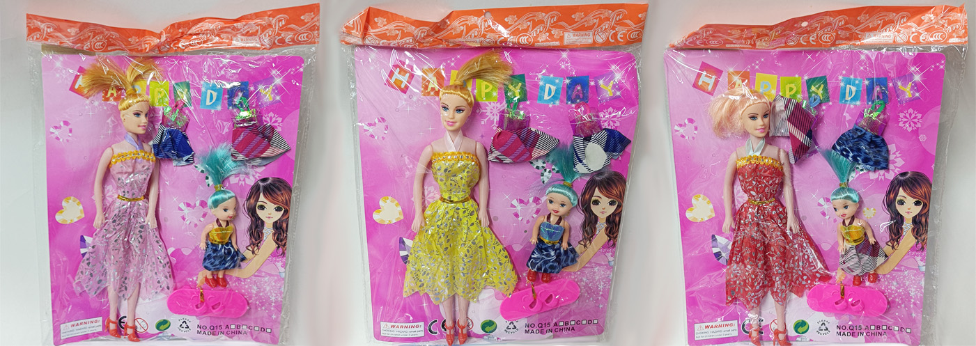 Картинка Кукла с малышом в пакете №М9-В5 Артикул Q15-8