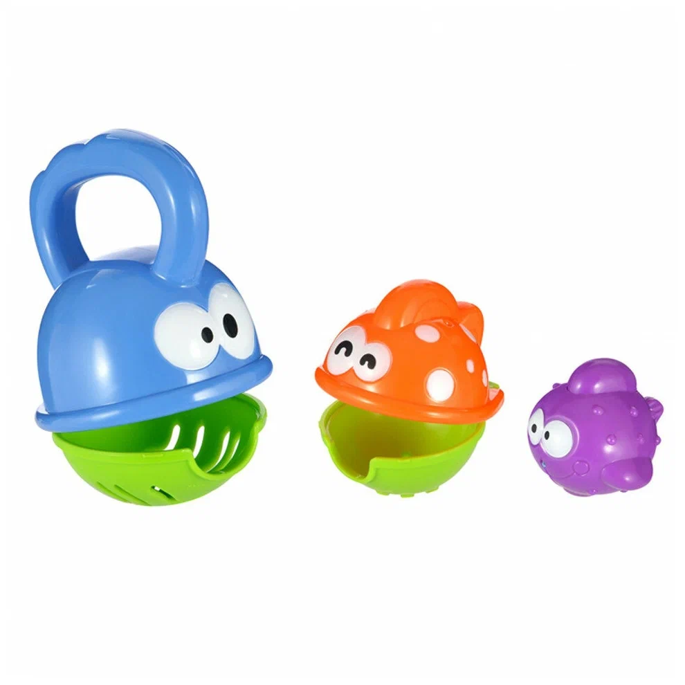Картинка Игрушка-матрешка для купания "Голодные рыбки" Артикул 939557-19