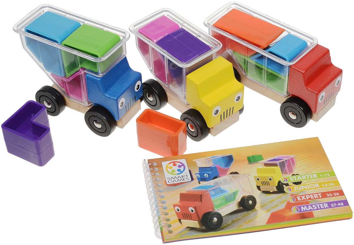 Картинка Настольная игра Bondibon Грузовички Артикул ВВ0867-100