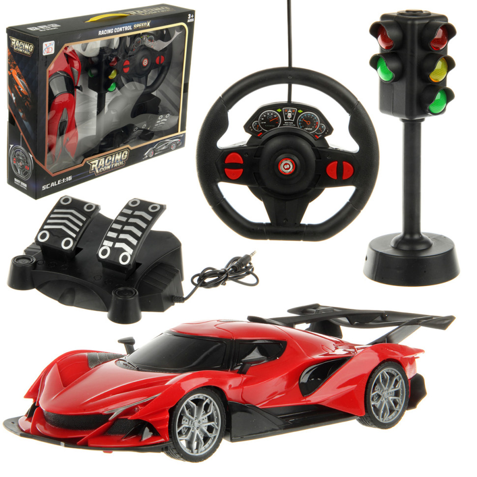 Картинка Машинка на пульте управления с аксессуарами 42х9х30.8 см. Артикул 130084-140