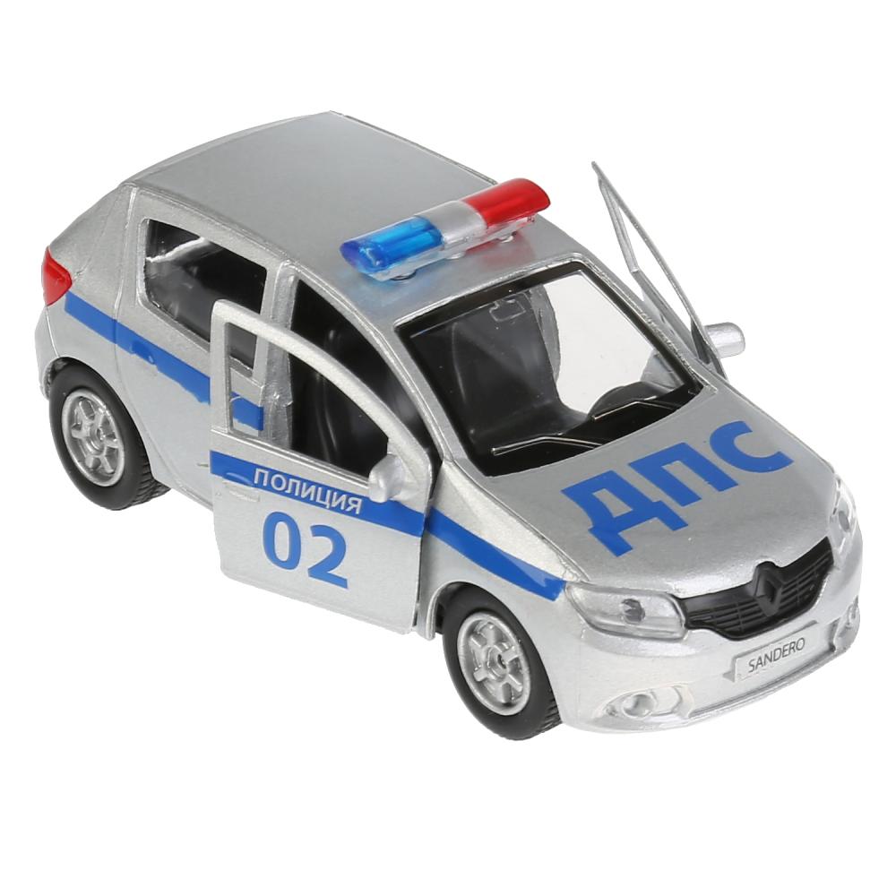 Картинка Машина "Технопарк" Renault Sandero полиция металл, инерция, Артикул 256371-30