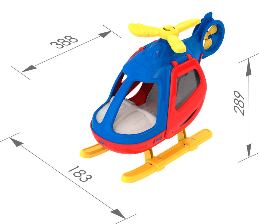 Картинка Вертолет Нордпласт Нордпласт Артикул НП394/1