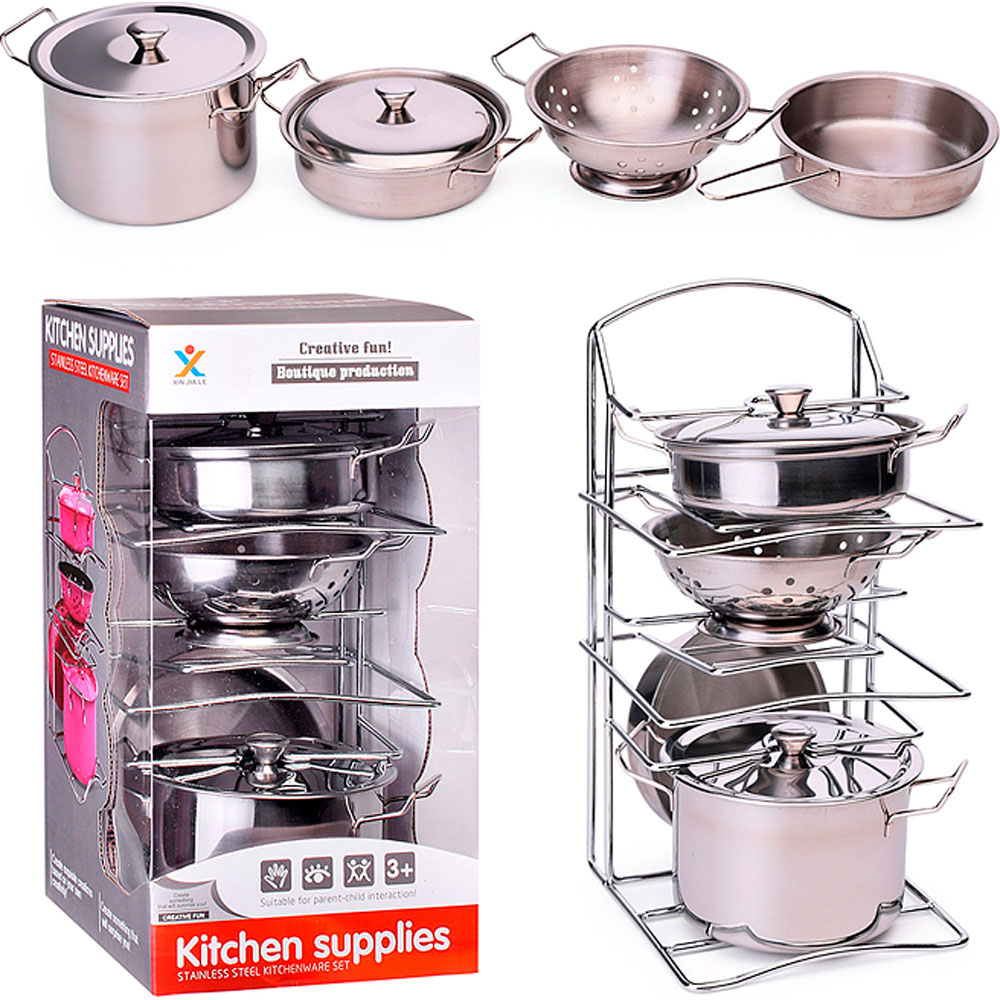 Картинка Набор посуды метал 7 предметов 25*13*15 Артикул 988-С12-96