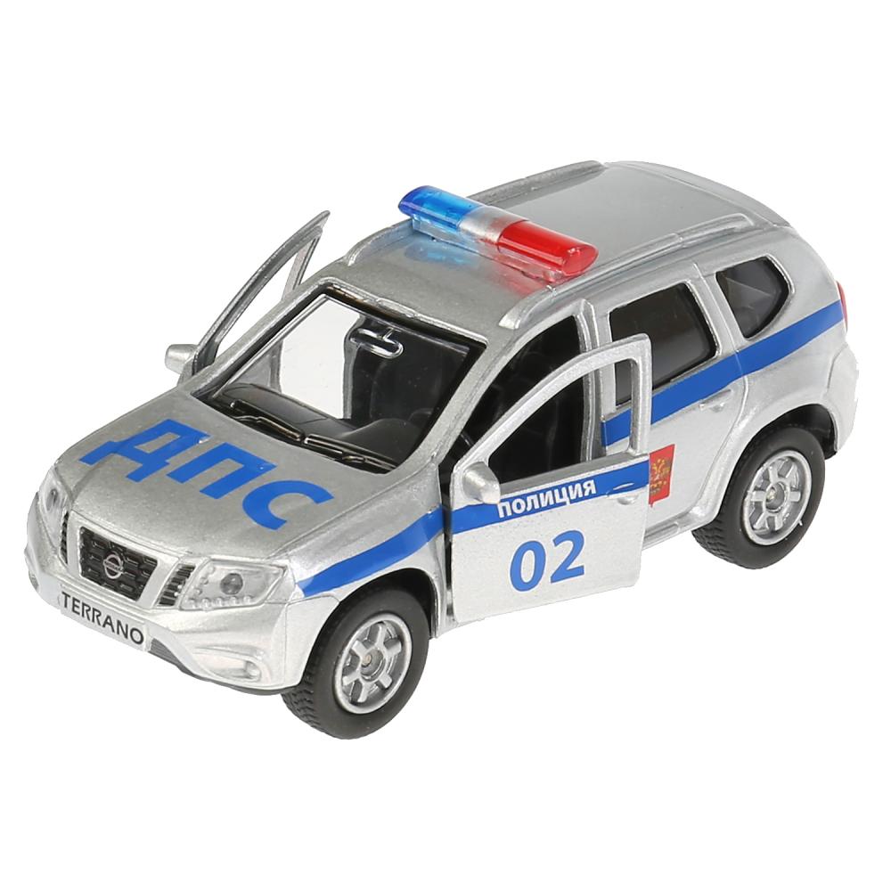 Картинка Машина "Технопарк" Nissan Terrano полиция металл, инерция, Артикул 250744-30