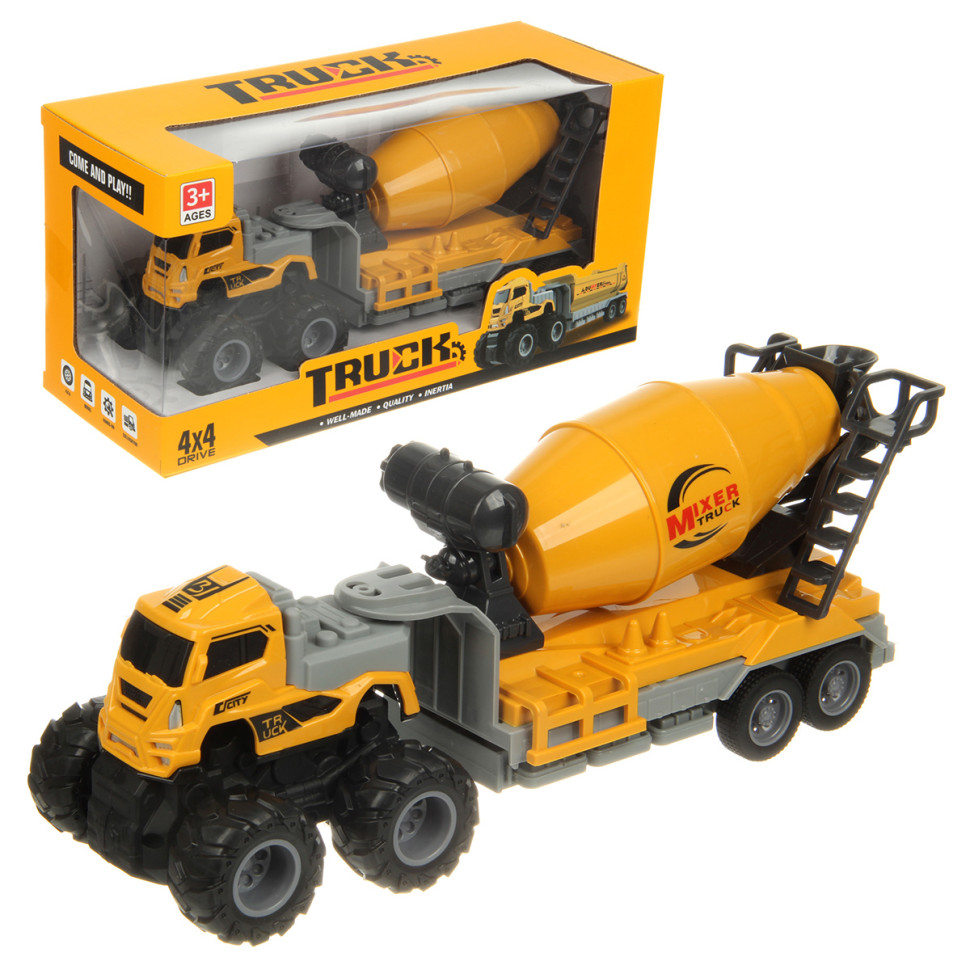Картинка Грузовик "Бетономешалка" инерц. 30х11х15 см. Артикул 134410-50