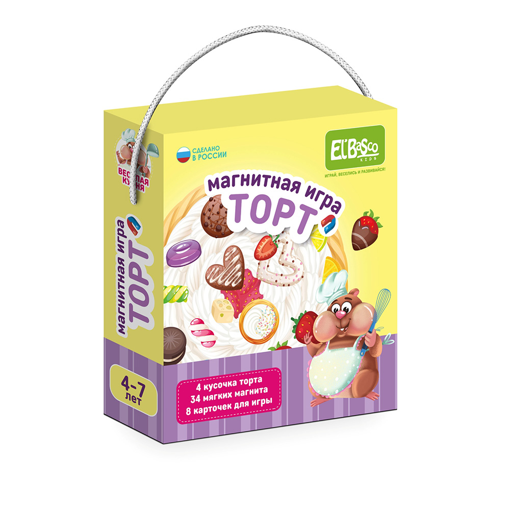 Картинка Магнитная игра "Торт" Артикул ET05-010-34
