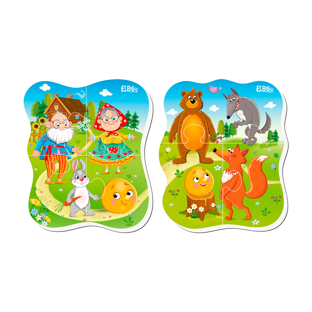 Картинка Магнитный пазл "Колобок" Артикул ET04-019-19