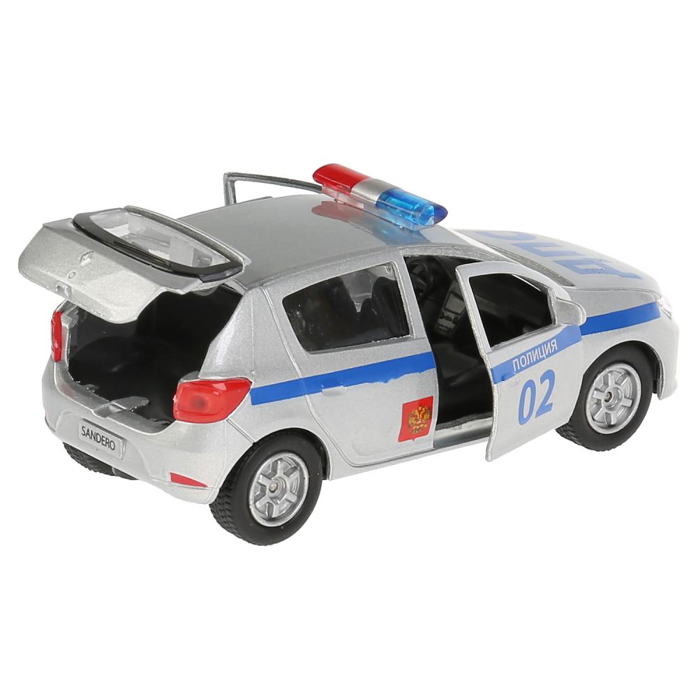 Картинка Машина "Технопарк" Renault Sandero полиция металл, инерция, Артикул 256371-30