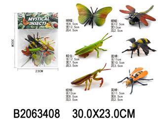 Картинка Набор насекомых 6 в 1 Артикул Q103-6-28