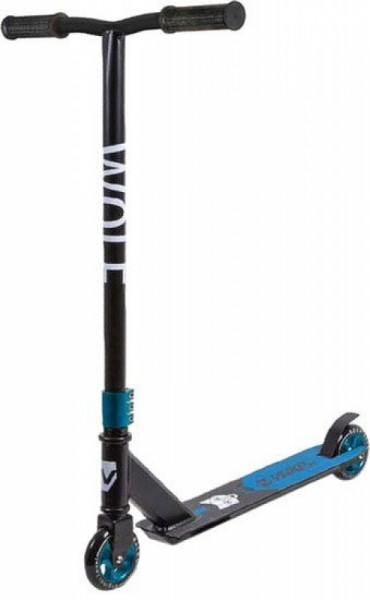 Картинка Самокат Novatrack Wolf El 100A (синий/черный) Артикул 140982