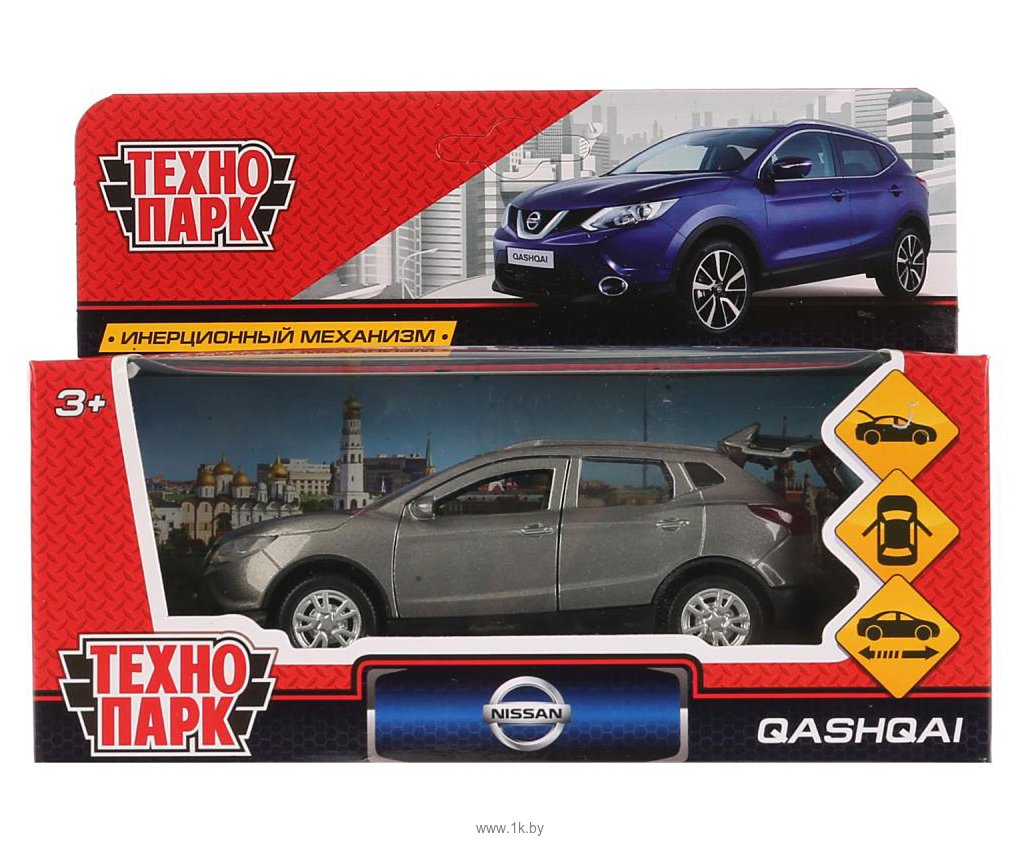 Картинка Машина "Технопарк" Nissan Qashqai металл, инерция Артикул 263449-38