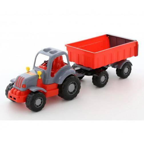Картинка Трактор с прицепом №1 Силач Артикул П-44952