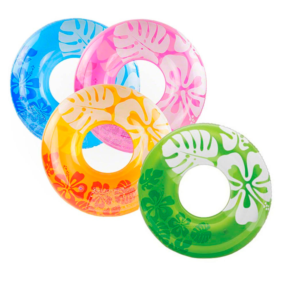 Картинка Круг для плавания 91 см 9+ Clear Color Intex  Артикул 59251
