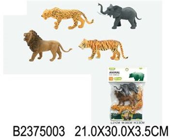 Картинка Дикие животные 4 в1 Артикул YX-Y141-2-21