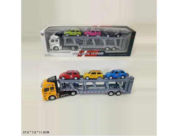 Картинка Машина автовоз с машинами в коробке 2212-12C Артикул 2212-12C-55