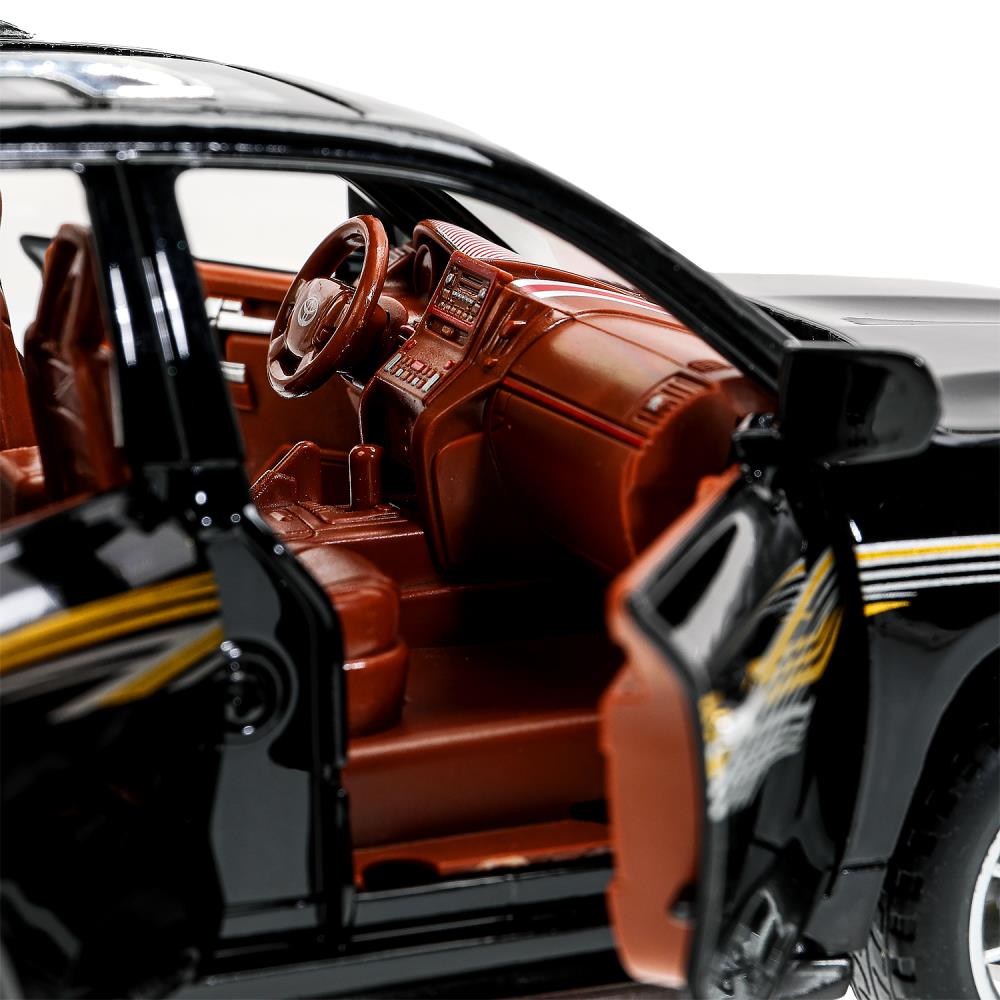 Картинка Машина металл свет-звук TOYOTA PRADO, 21см, двери, инерц, черный, кор Технопарк Артикул CZ124-R-100