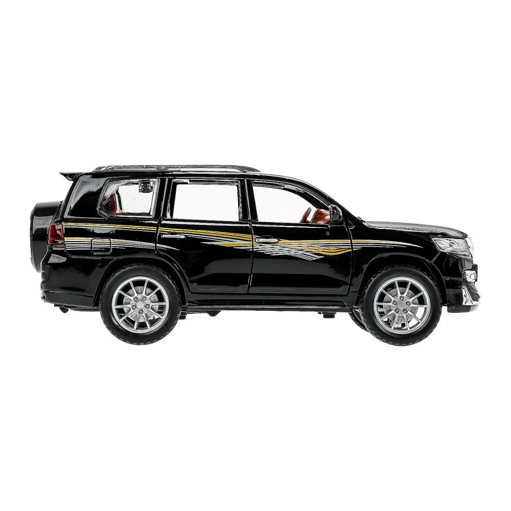 Картинка Машина металл свет-звук TOYOTA PRADO, 21см, двери, инерц, черный, кор Технопарк Артикул CZ124-R-100