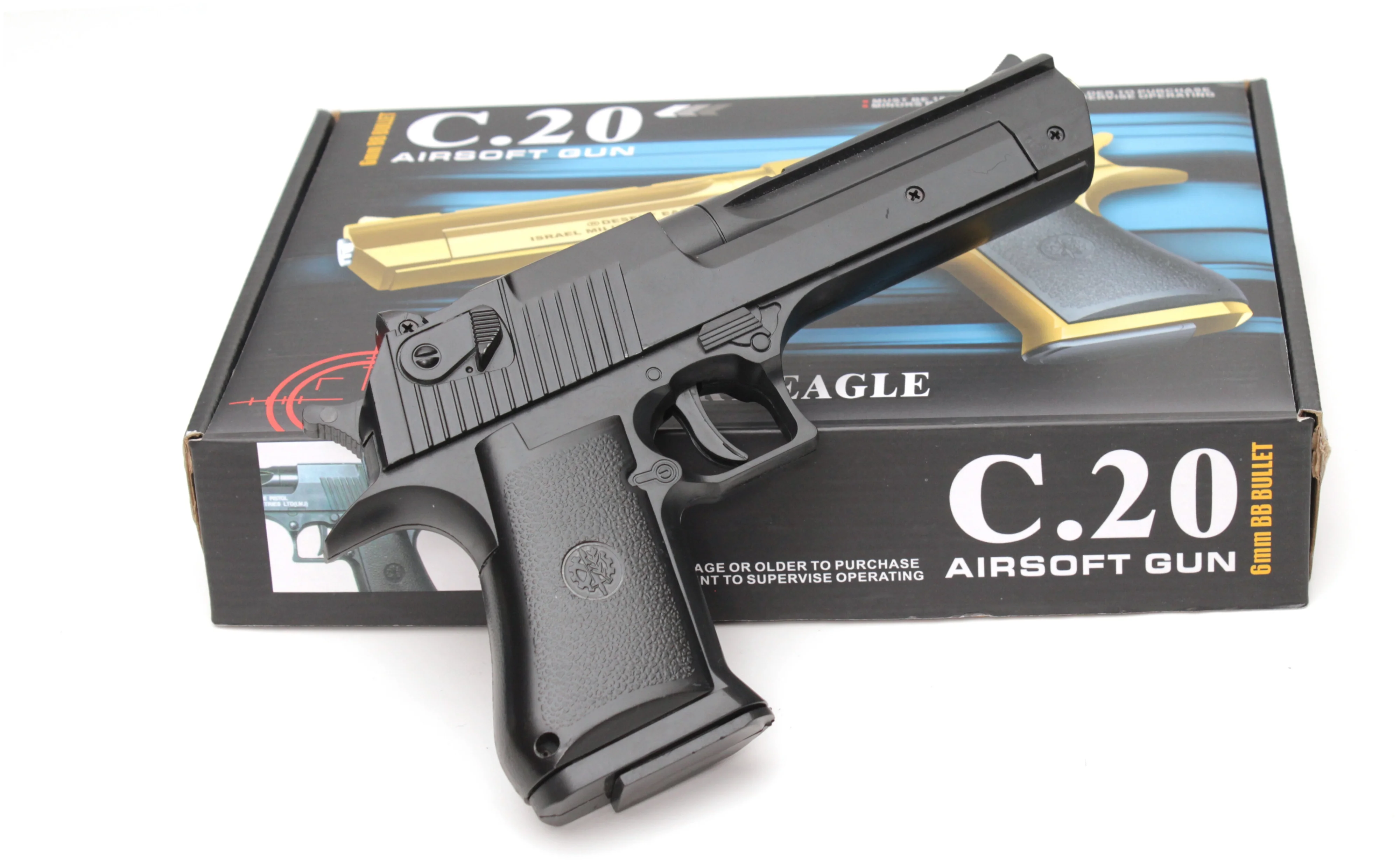 Картинка Детский Железный Пневматический Пистолет, арт. C.20 Артикул C.20