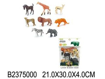 Картинка Дикие животные 6 в1 Артикул YX-Y008-1-30