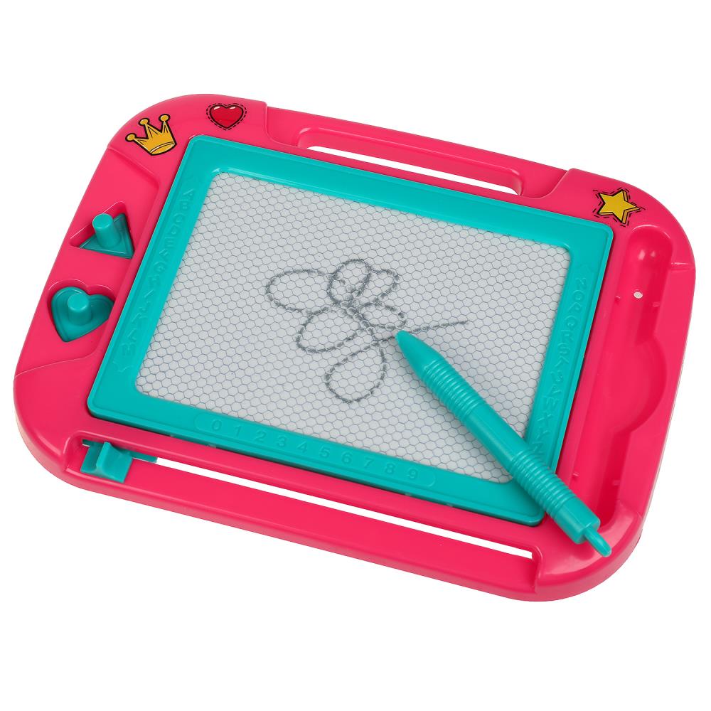 Картинка Доска для рисования лол трафарет.магнитная.2 печати,20*15 ИГРАЕМ ВМЕСТЕ Артикул HS8006KSNL-15