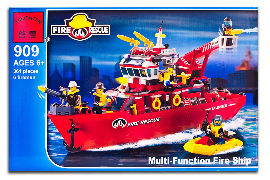 Картинка Конструктор Fire Rescue, 361 детали Артикул 909-120