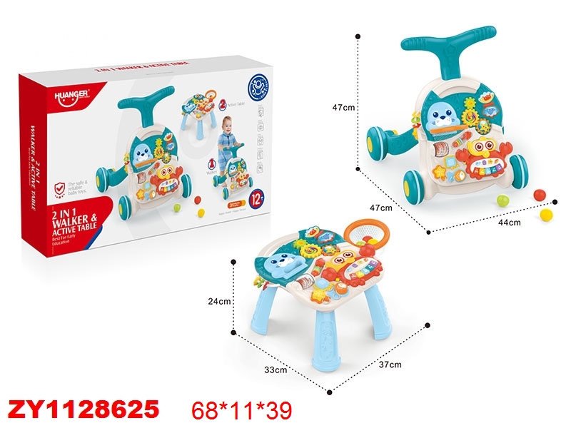 Картинка Развивающая игрушка Каталка-ходунки ", свет/звук Артикул 106086-250