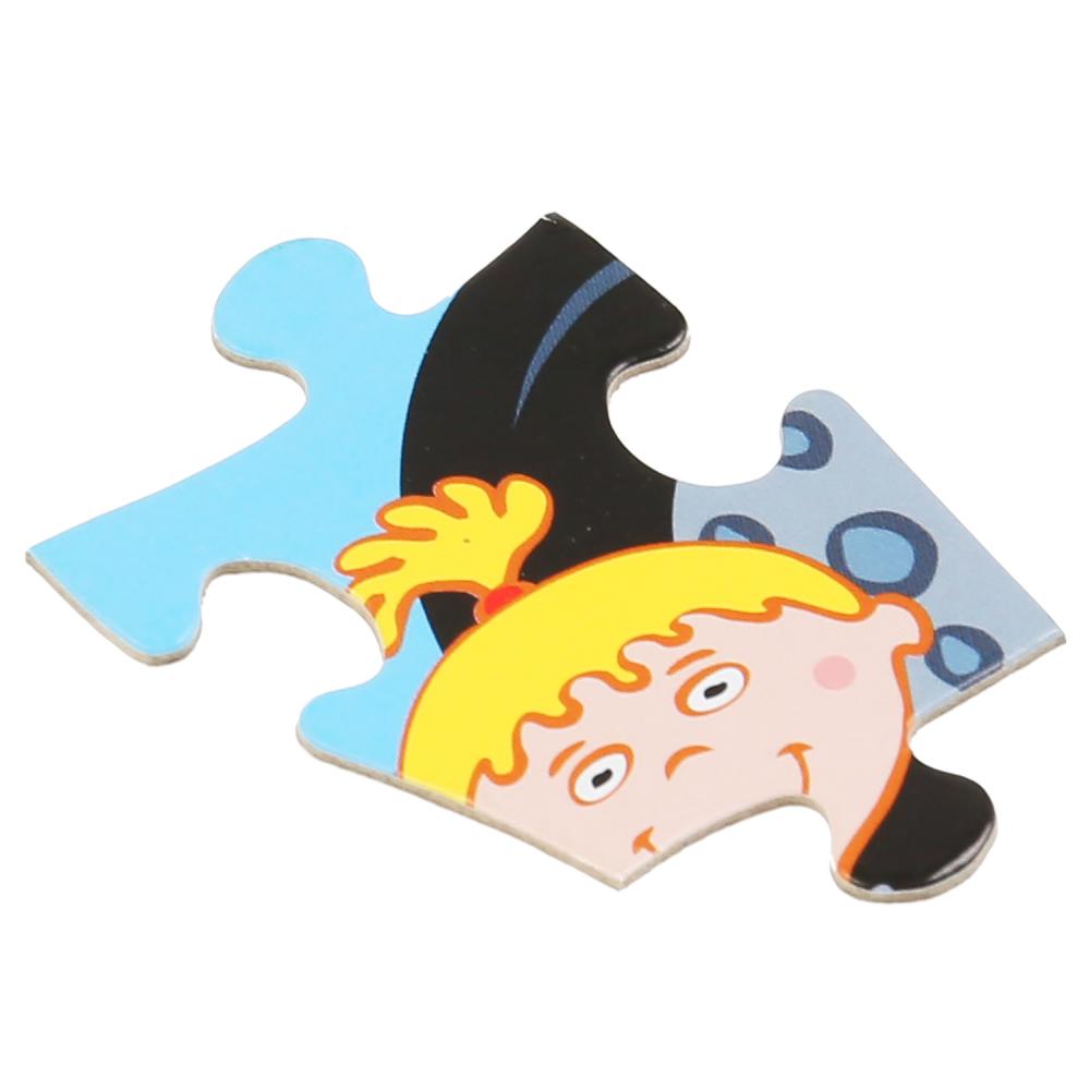 Картинка Puzzle "Синий Трактор" 60 деталей Артикул 4630115523437