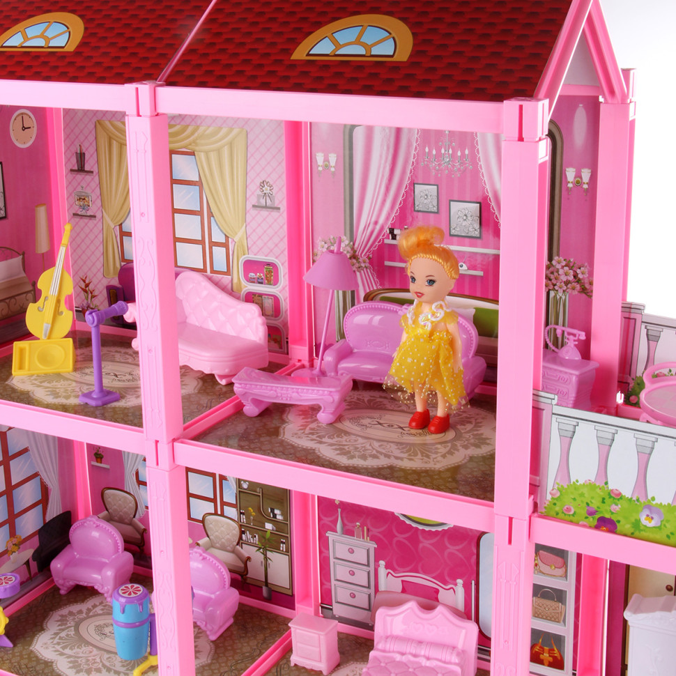 Картинка Набор игровой дом "Многоэтажный" 50х38х6, кор. Артикул 109345-160