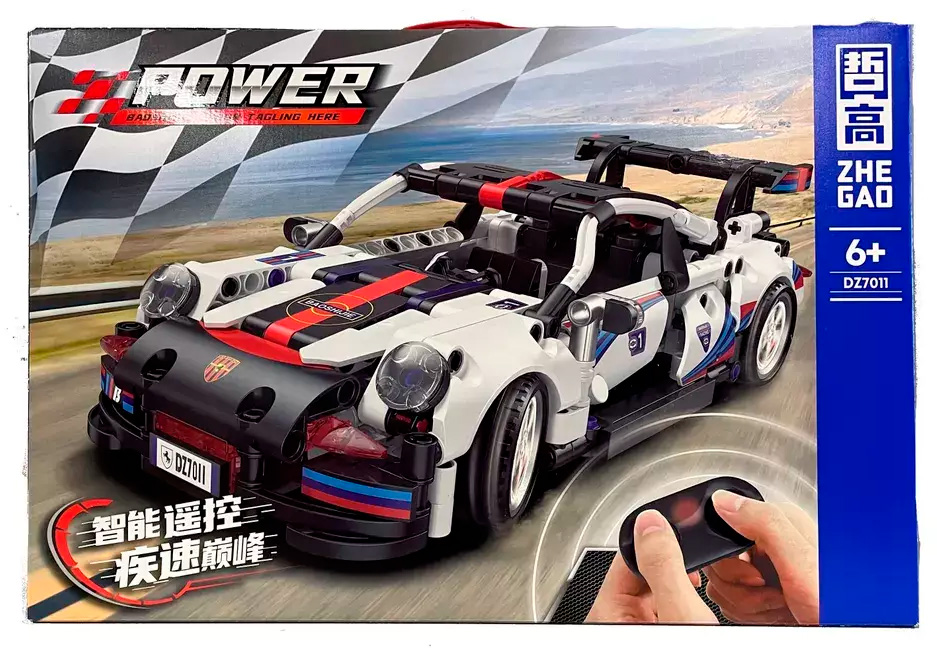 Картинка Конструктор Р/У Машина , арт. DZ7011, 500 дет. Артикул DZ7011-140