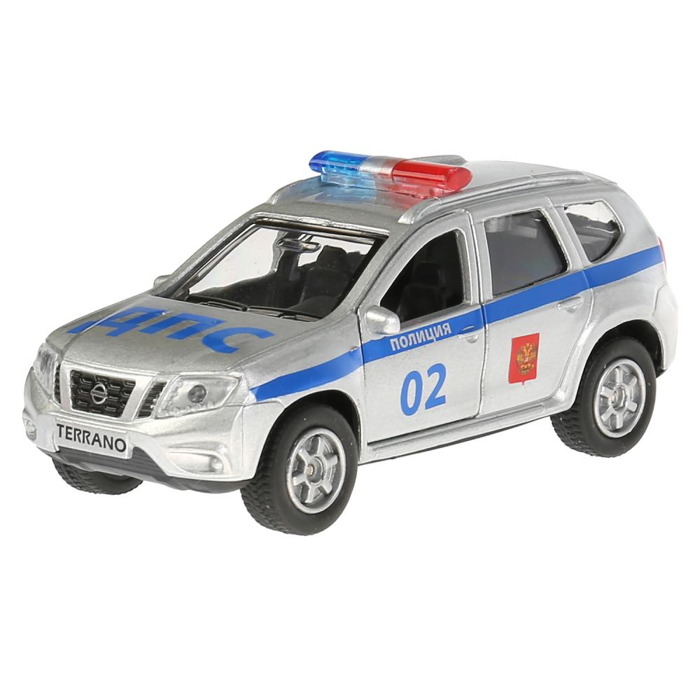 Картинка Машина "Технопарк" Nissan Terrano полиция металл, инерция, Артикул 250744-30