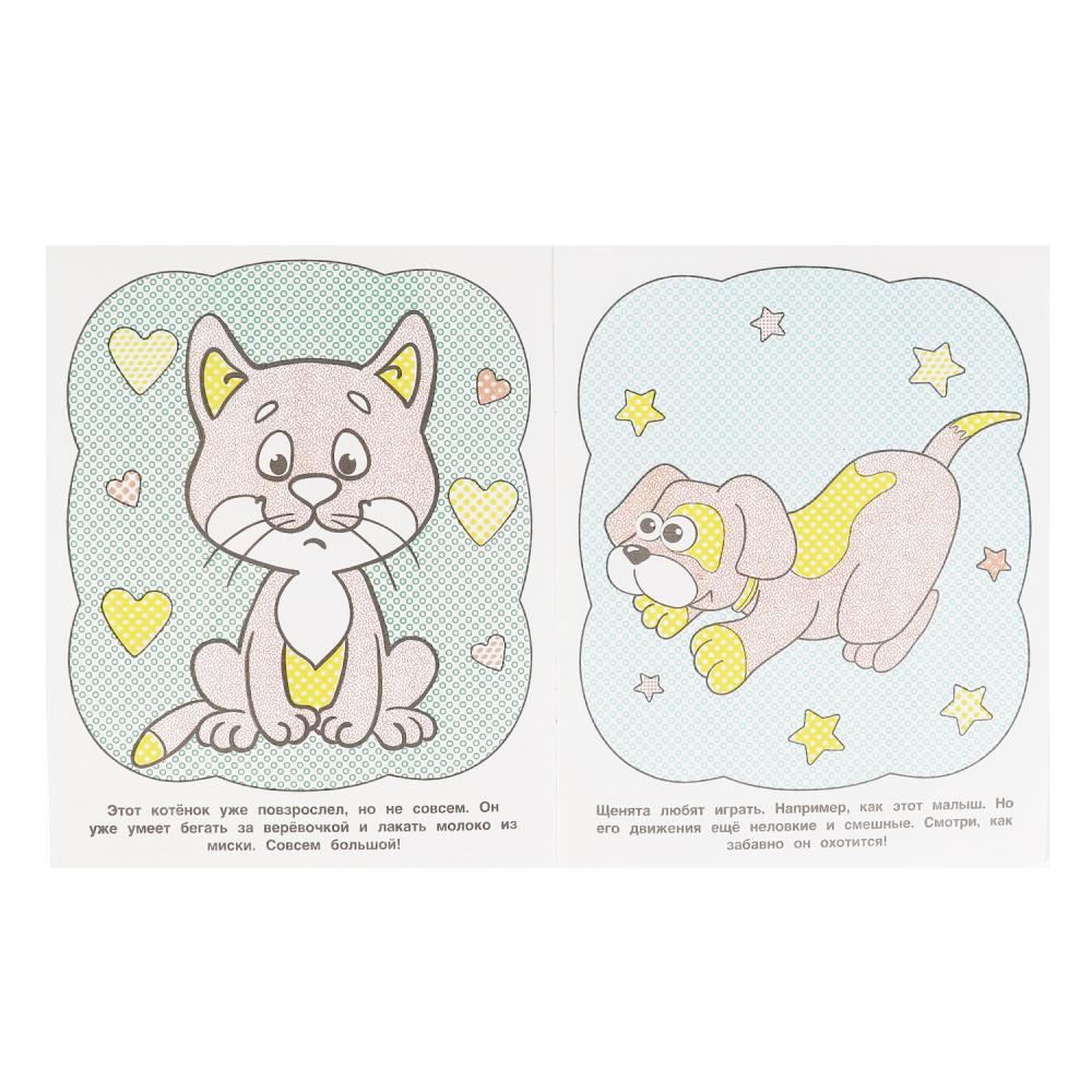 Картинка Котята и щенята. Водная раскраска. 200х250 мм., 8 стр. Умка Артикул 978-5-506-06432-9