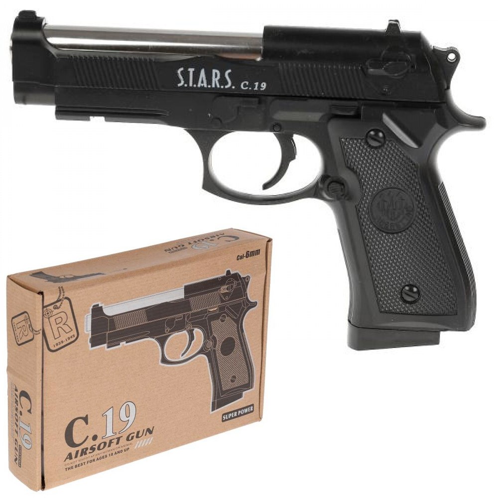 Картинка Детский Железный Пневматический Пистолет, арт. С.19 Артикул С.19