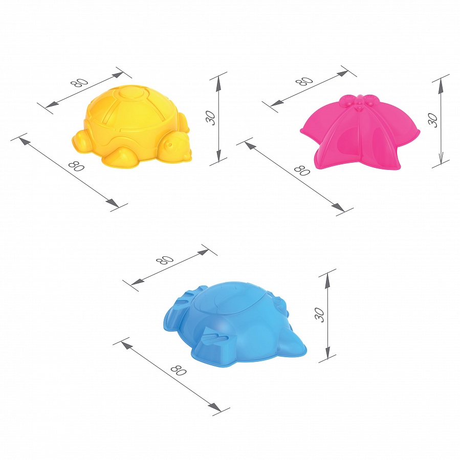 Картинка Формочки " Морские" Нордпласт Артикул НП029