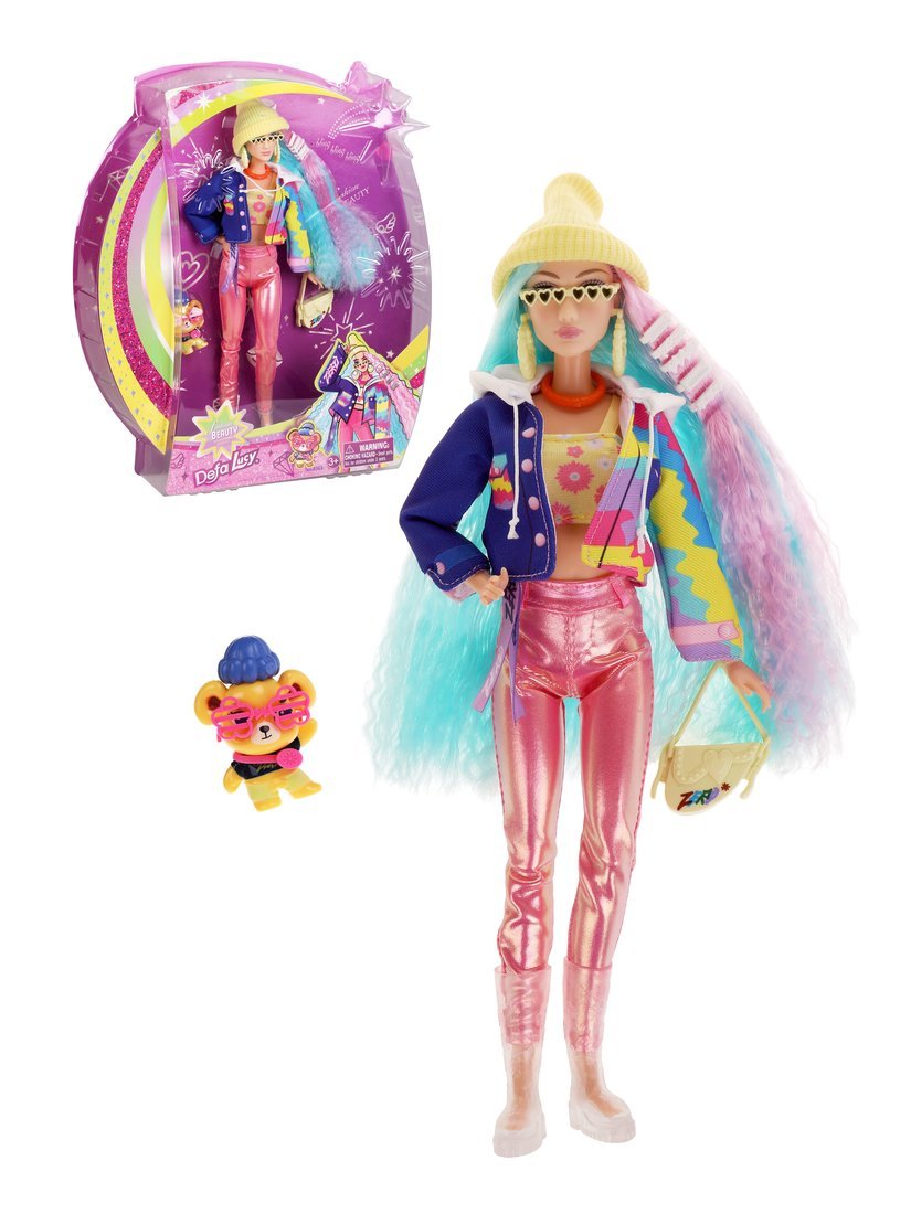 Картинка Игровой набор Defa Lucy "Модница", кукла, 11 предм., коробка Артикул 8503-120