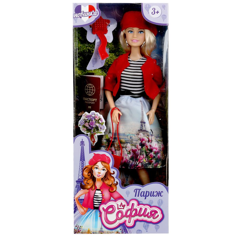 Картинка Кукла 29 см София , руки и ноги сгиб, акс, кор КАРАПУЗ Артикул 353742