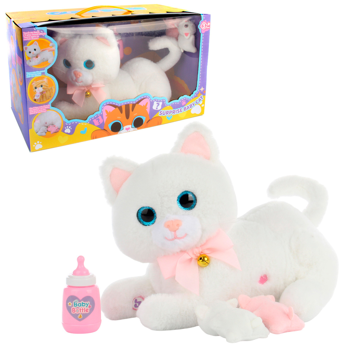 Картинка Игровой набор "Кошка с котятами" 36х20х21 см. Артикул 135779-190