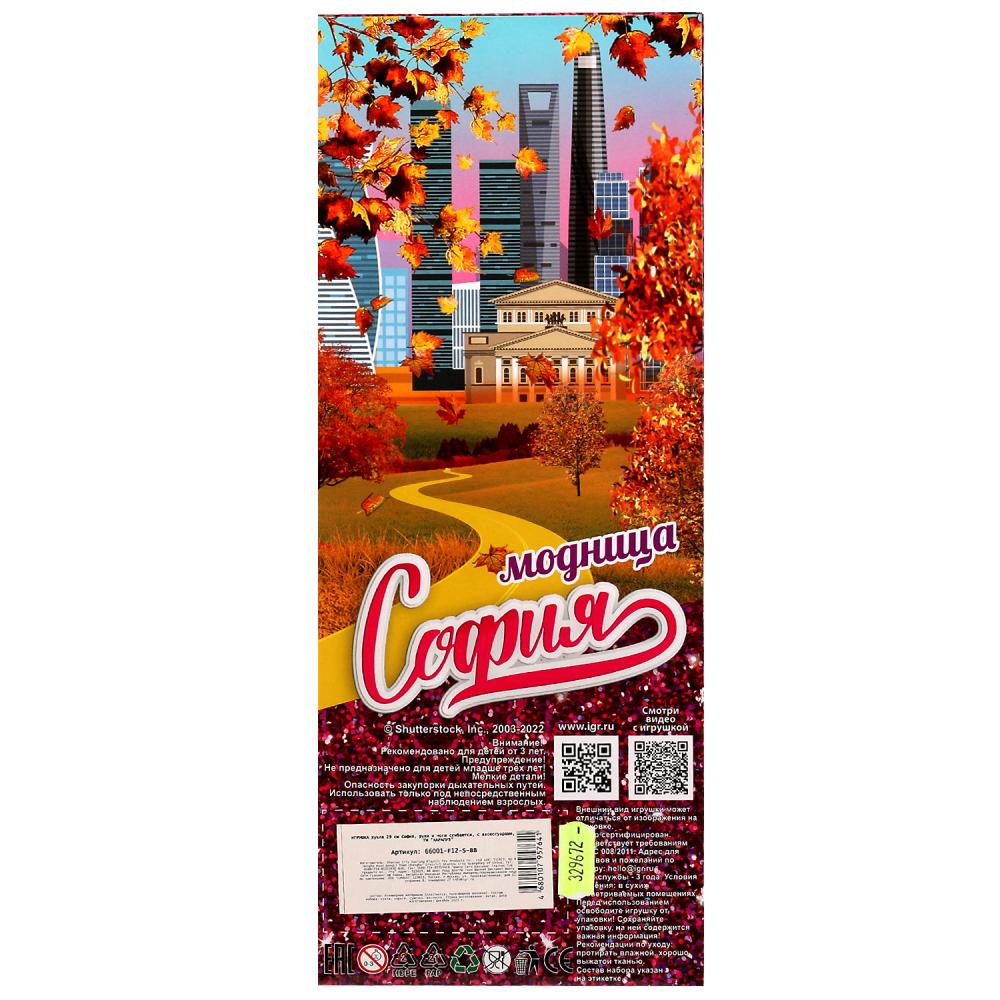 Картинка Кукла 29 см София, руки и ноги сгиб, акс, кор КАРАПУЗ Артикул 66001-F12-S-40