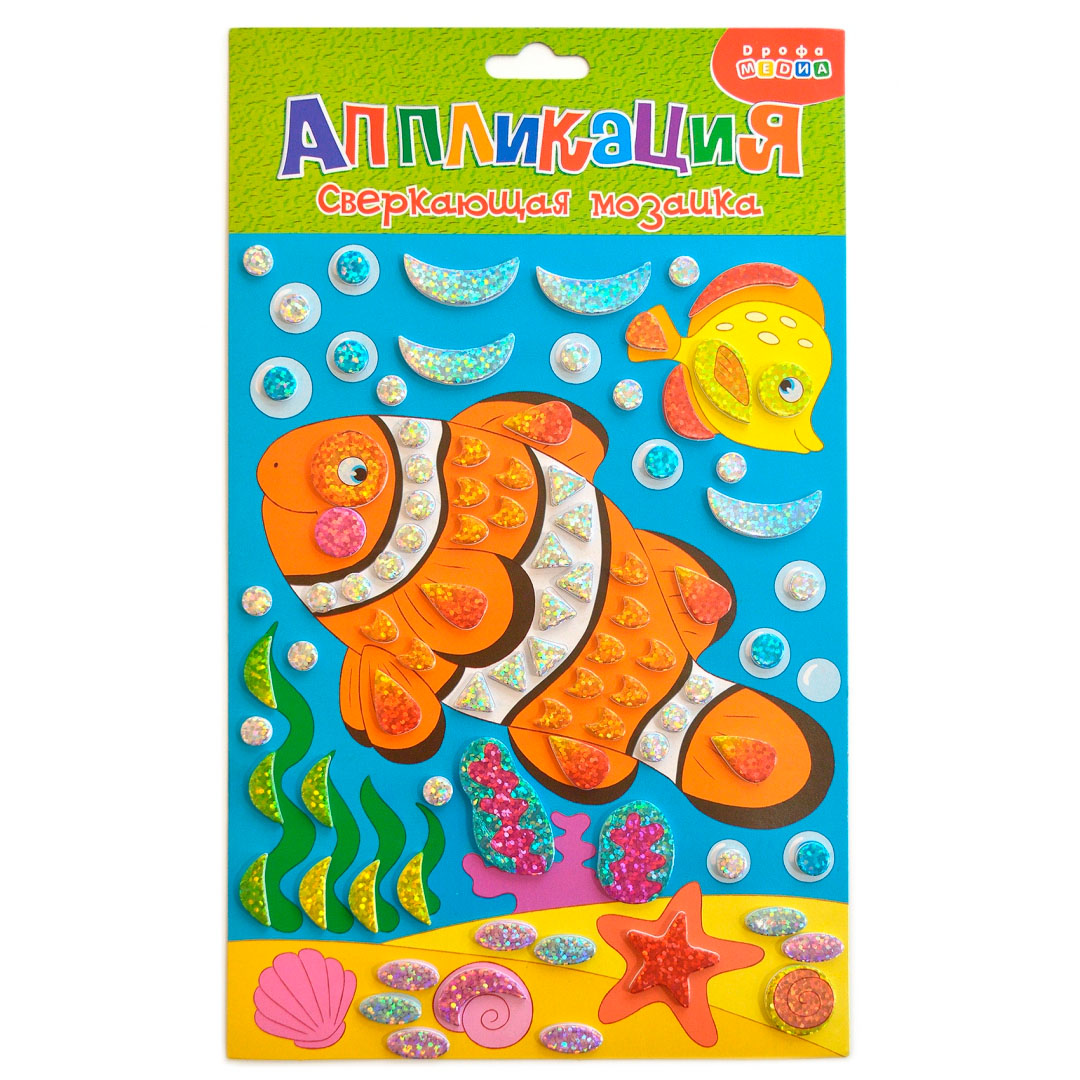 Картинка 4107 Сверкающая мозаика. Рыбка Артикул 124741