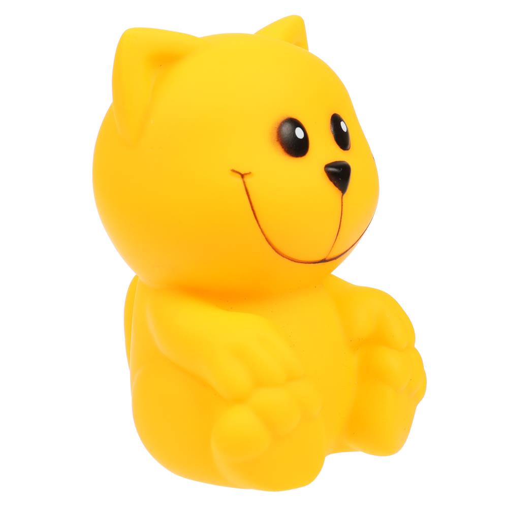 Картинка Игрушка для ванны котик 10 см, в сетке, КАПИТОШКА Артикул YF-08-2022-8