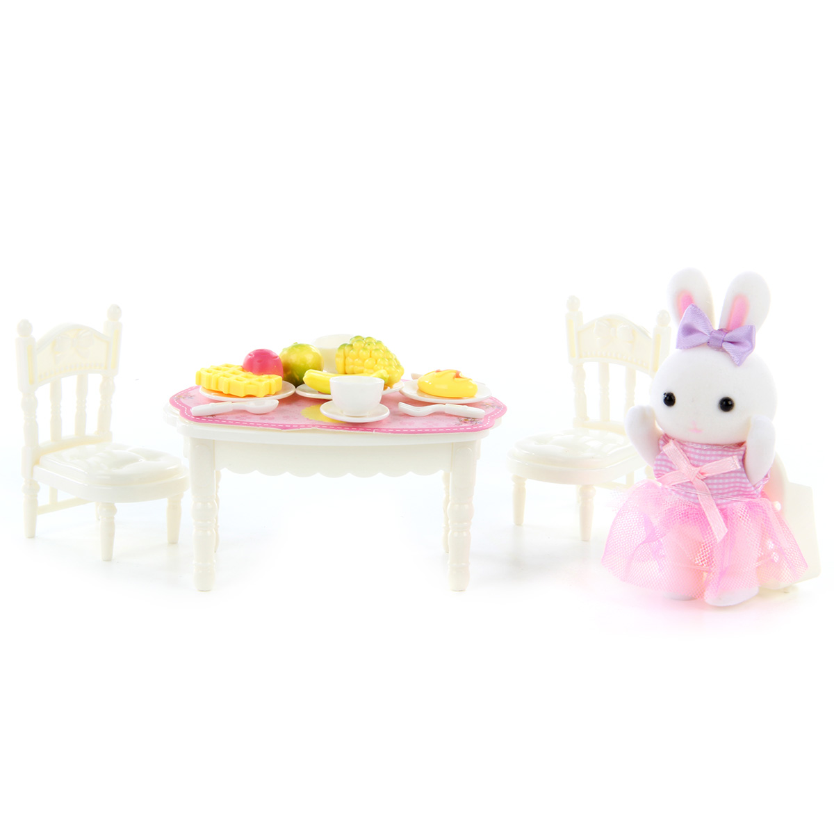 Картинка Кукла зайчик с набором мебели "Гостинная" Артикул 113305-110